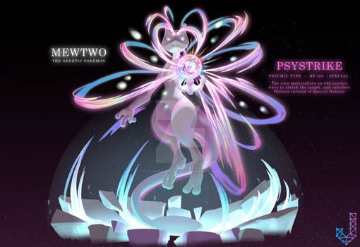 Mewtwo performing Psystrike