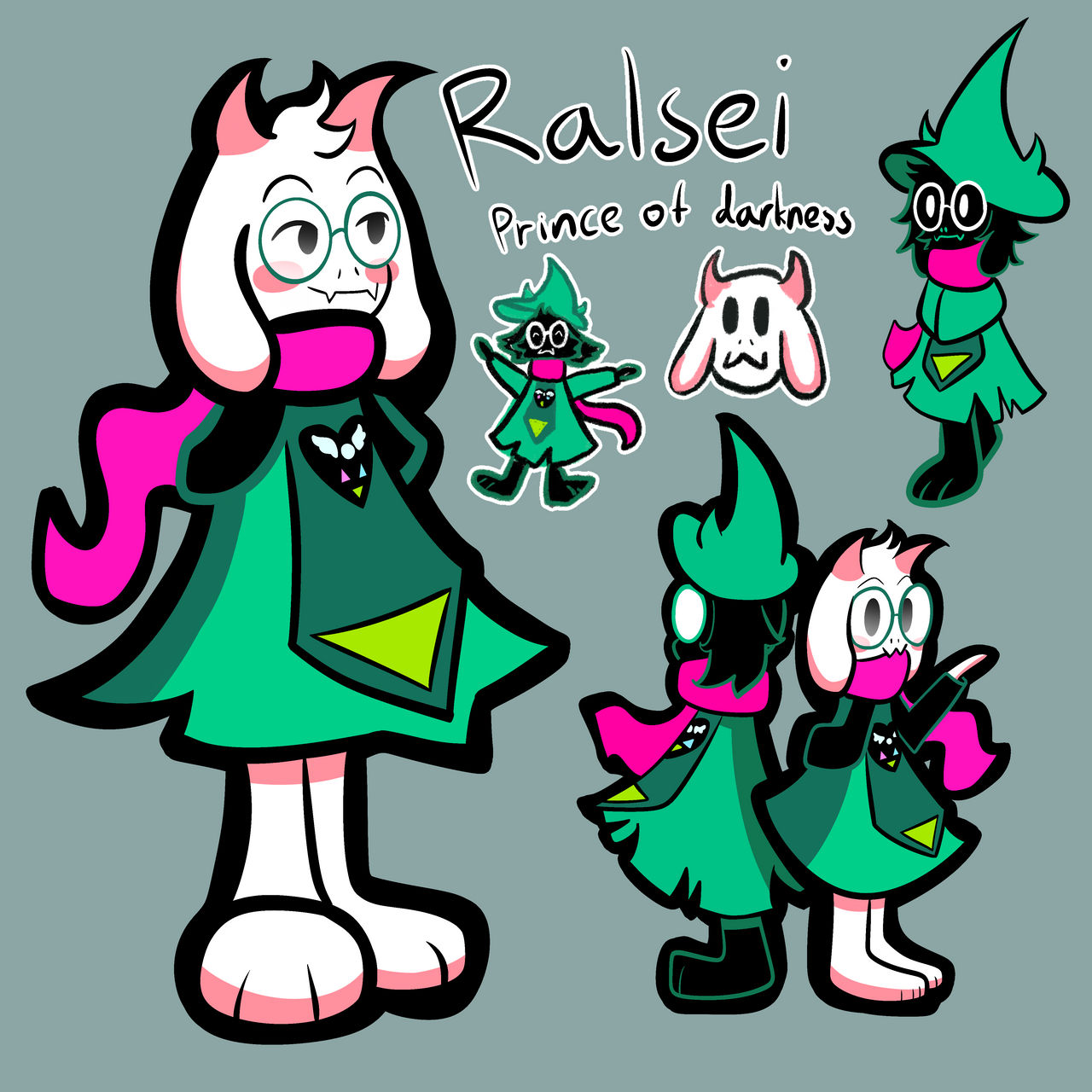 Ralsei prince of darkness by MorganDrawsDoodles on DeviantArt
