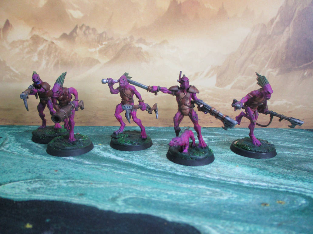 Kroot carnivores by Hecatomics on DeviantArt