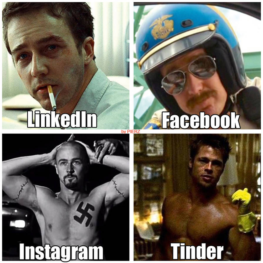 Linkedin Facebook Instagram Tinder Meme By Ravioliuestern On Deviantart