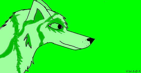 Green wolf