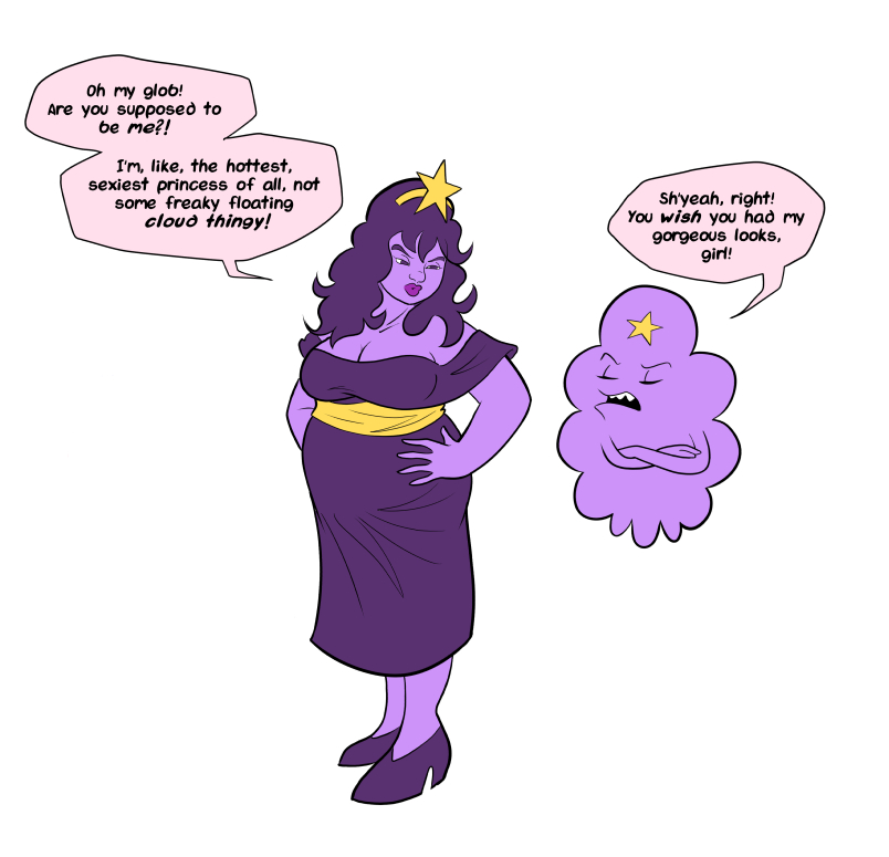 Lumpy Space Princess meets Lumpy Space Princess