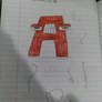 The Alphabet Lore Letters I Drew (A, B, C, D, F)