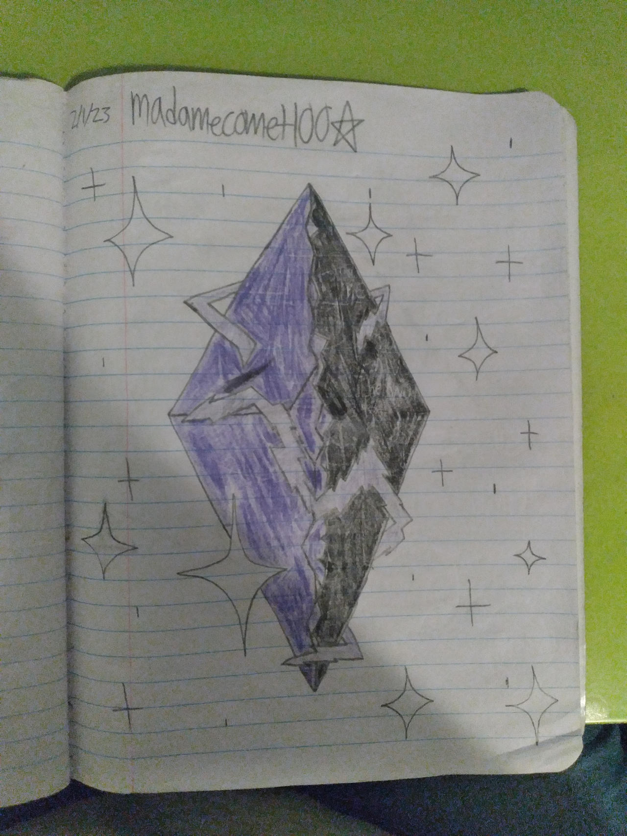 A Mysterious Broken Amethyst