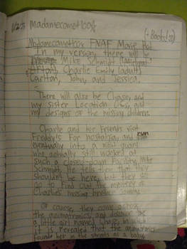 My FNAF Movie Plot (Page 1)