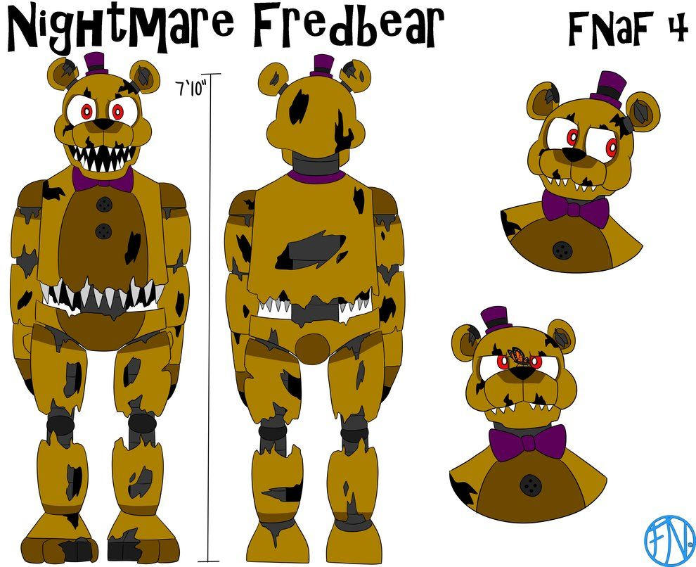 Nightmare Fredbear Sketch by FU-DO -- Fur Affinity [dot] net