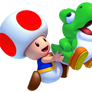 Toad and Baby Yoshi
