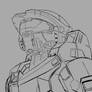 Halo 4 Master Chief - Sketch
