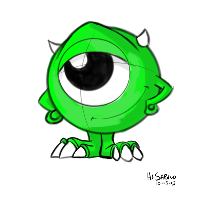 Mini Mike Wazowski