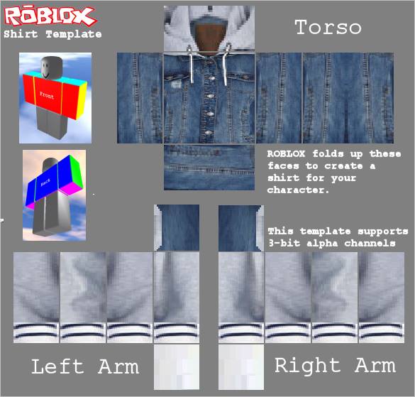 Roblox Jean Jacket Hoodie By Pencapoutfiters On Deviantart - roblox jeans jacket template