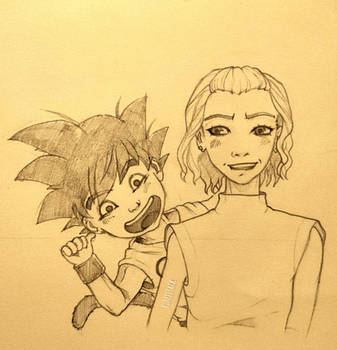 Little Goku and me as young 