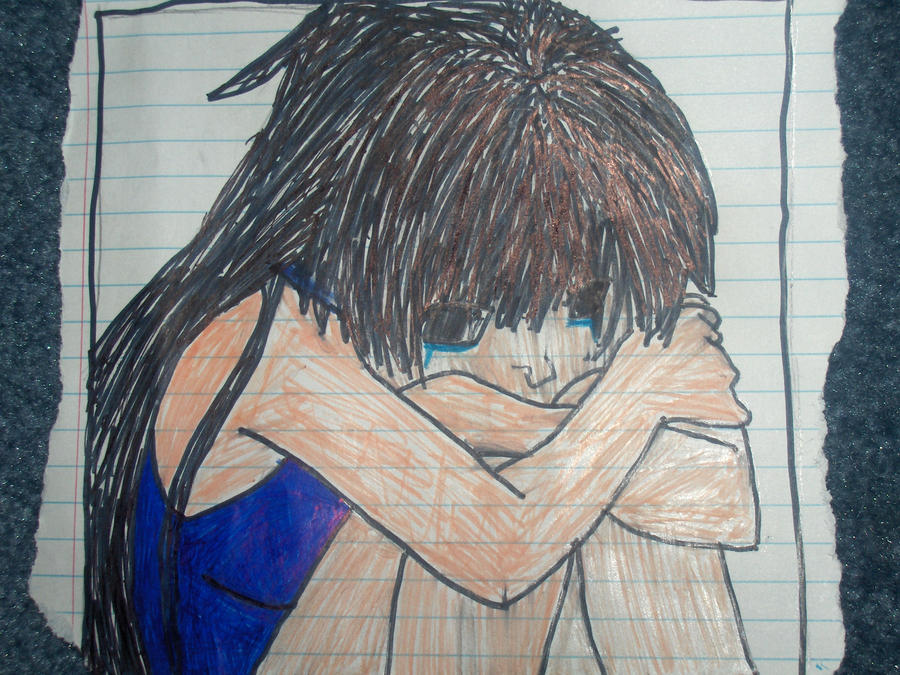 Depressed Anime Girl by AABVBEKA15 on DeviantArt