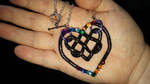 Chakra Celtic Heart Knot by ShadyDarkGirl