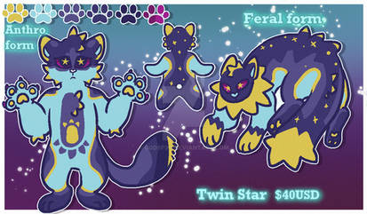 Twin Star - dual form Adoptable[OPEN]