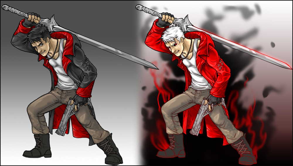 Dante - Devil May Cry 5 by Fiqllency on DeviantArt