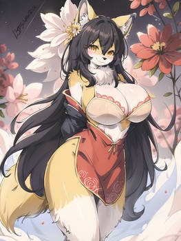 Long-haired fox