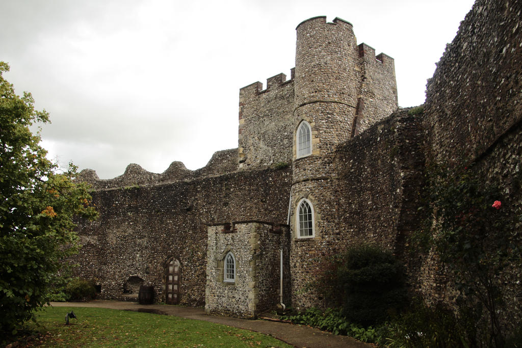 Shell Keep Castle South-west motte's shell keep IFC by CanisDiabolos on DeviantArt