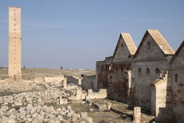 Madrasa and minaret - ruins IFC
