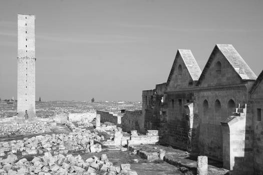 Madrasa and minaret