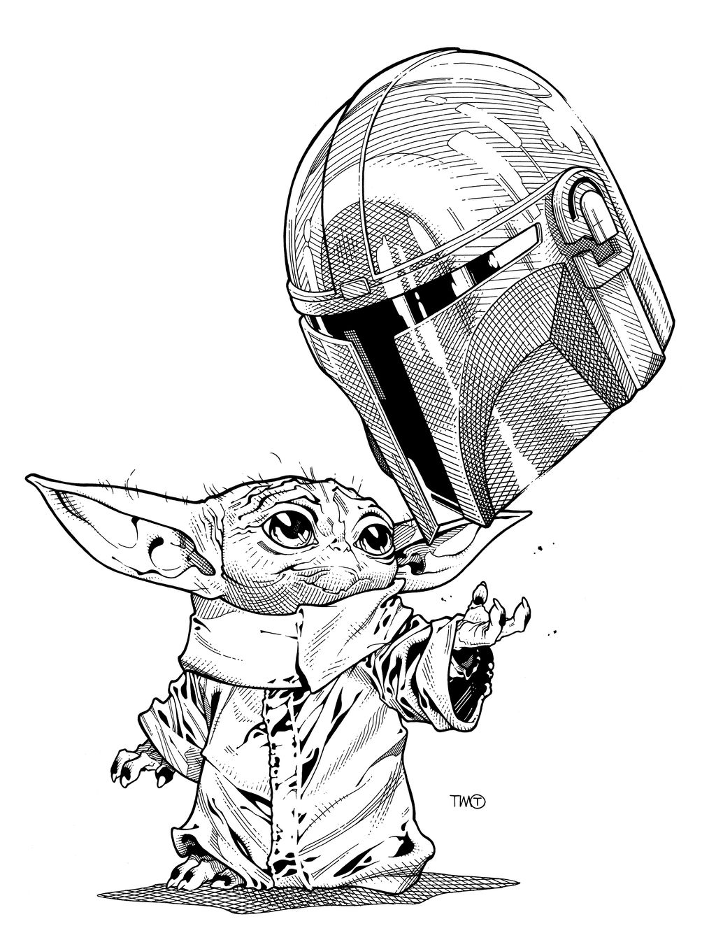 Download BABY YODA by timothygreenII on DeviantArt