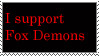 I Support Fox Demons