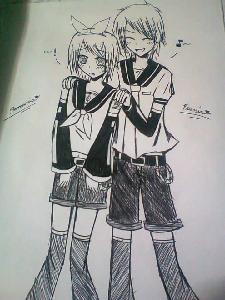 Prussia and Romania  as L n R Kagamine