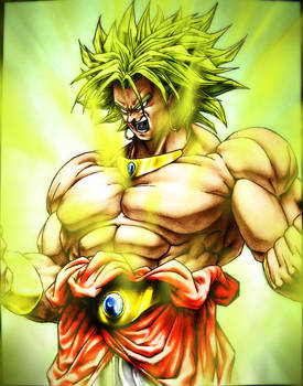 broly super saiyan COLOREADO