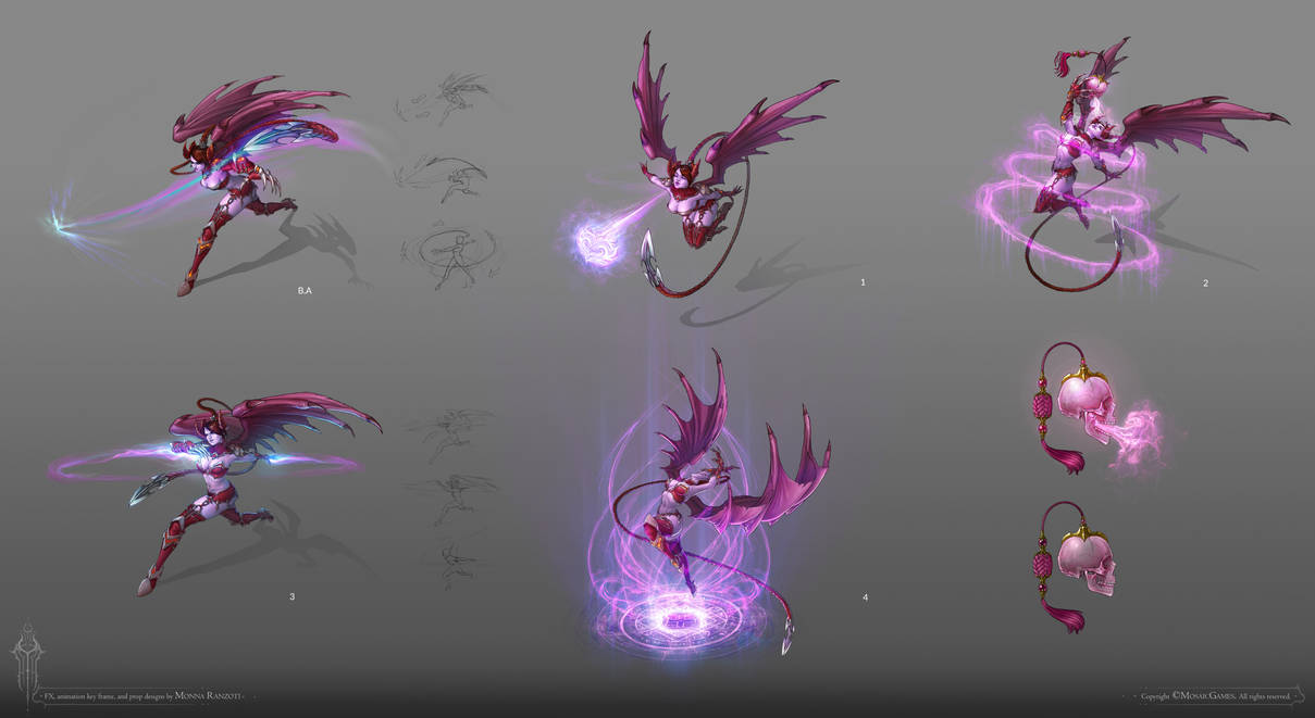 Keyframes Characters FX and Keyframes Design for the character LUST by Ranzoti on DeviantArt