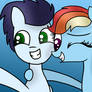 Soarin and Dashie's Selfie