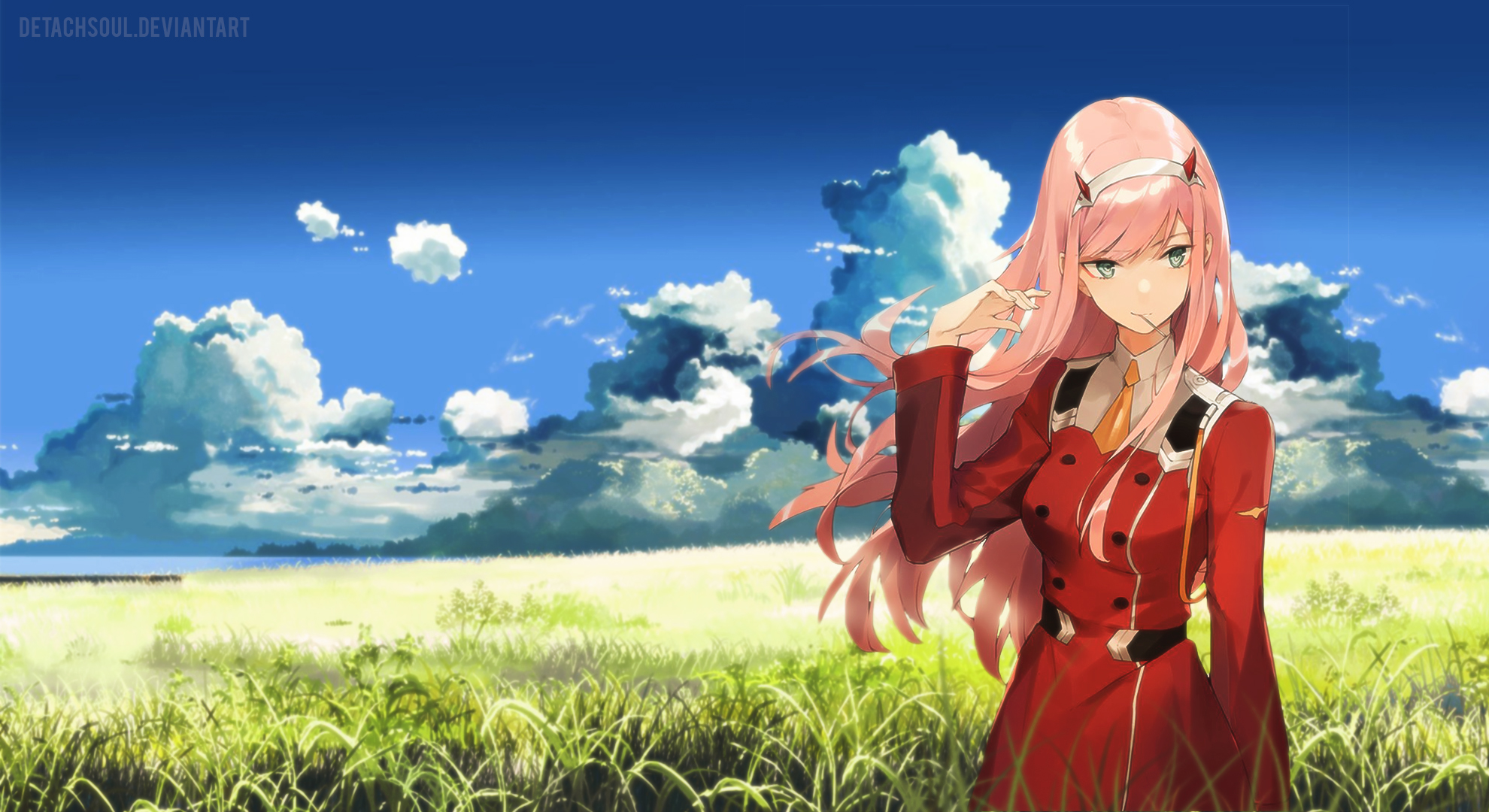 Zero Two I Darling In The Franxx by DetachSoul on DeviantArt