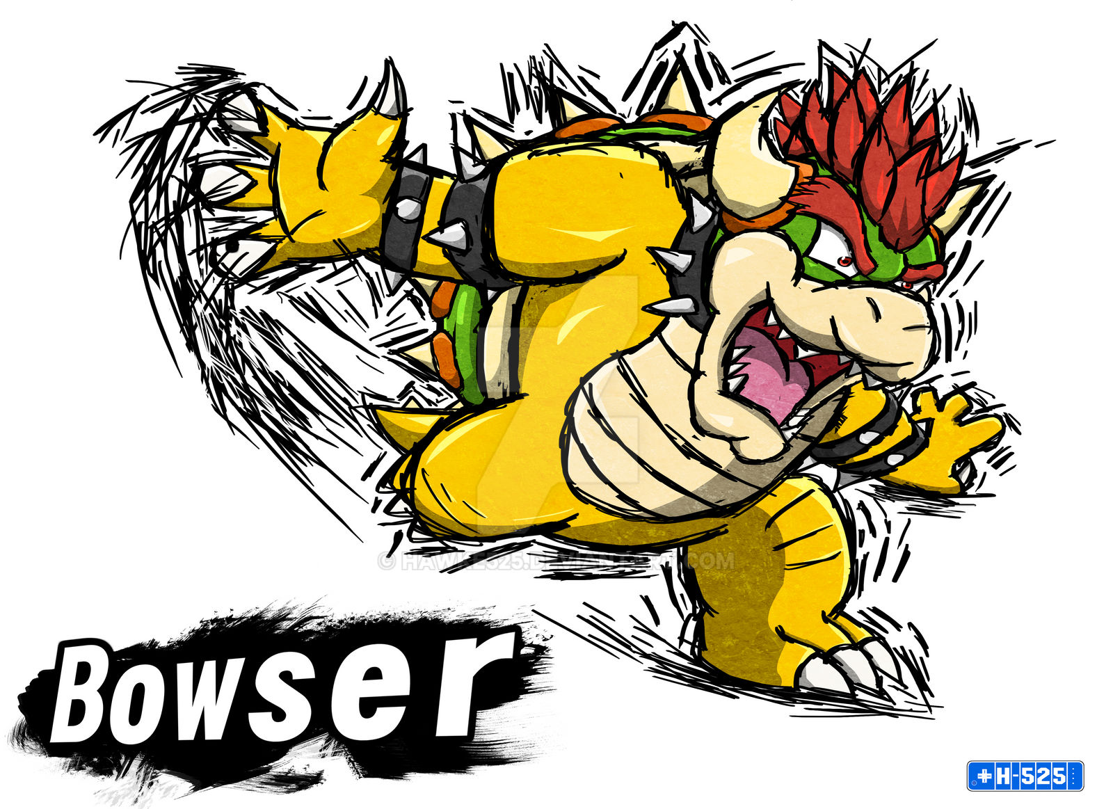 Smash Art- Bowser