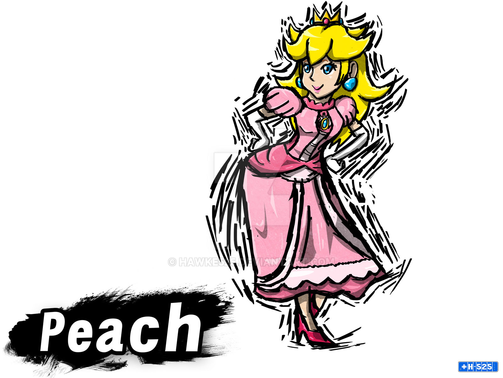 Smash Art- Peach