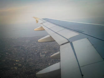 Baku from the plane