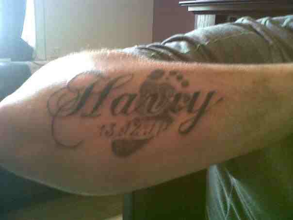 harry with the grey footprint tattoo by MICKEYDTATTOOIST on DeviantArt
