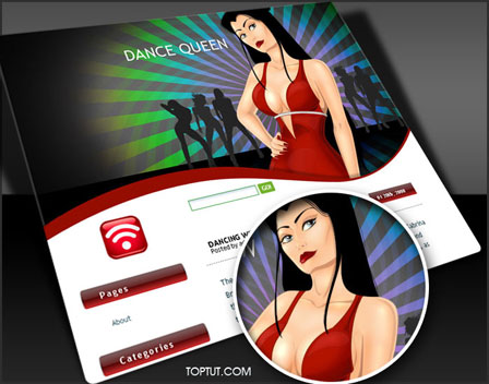 DanceQueen wordpress theme