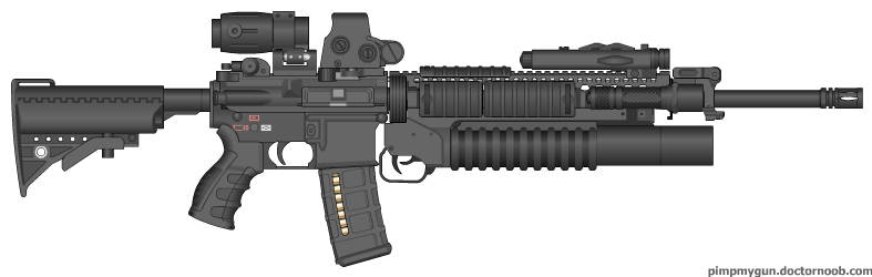 M16 Customized Custom M16A4 by bob123bob123 on DeviantArt