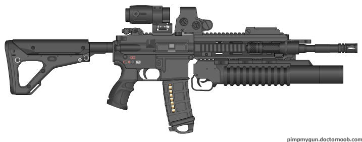 Custom HK416 by bob123bob123 on DeviantArt