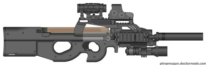 Custom P90 by bob123bob123 on DeviantArt