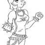 Teen Buttercup Lineart