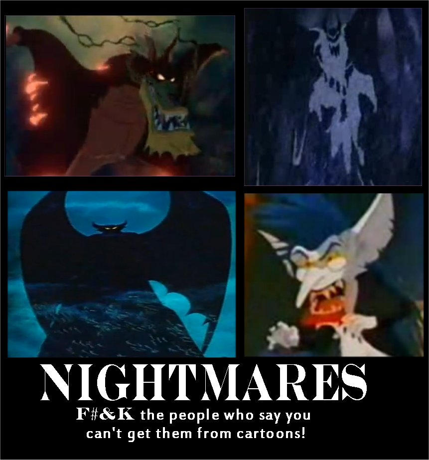 Cartoon Nightmares by DarkAngelofOtaku on DeviantArt