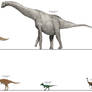 Late Cretaceous North American Dinosaurs scale 2
