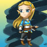 Zelda BoTW Chibi (Gift Art)