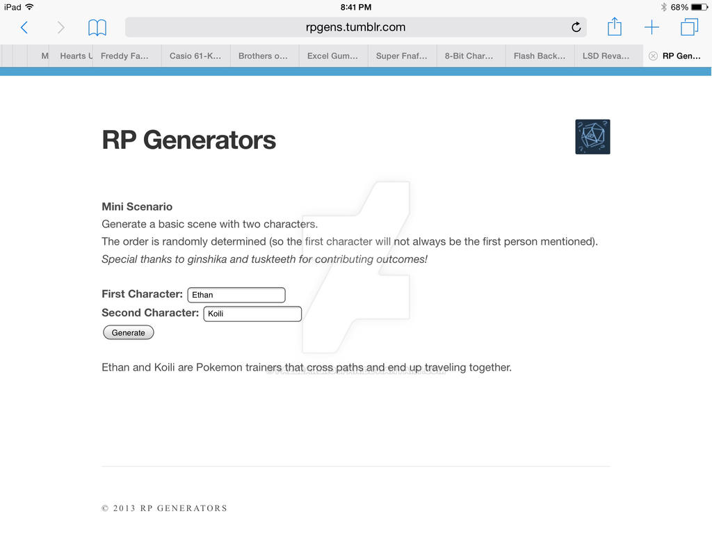 RP generator part 2 by FazbearBrosFan on DeviantArt