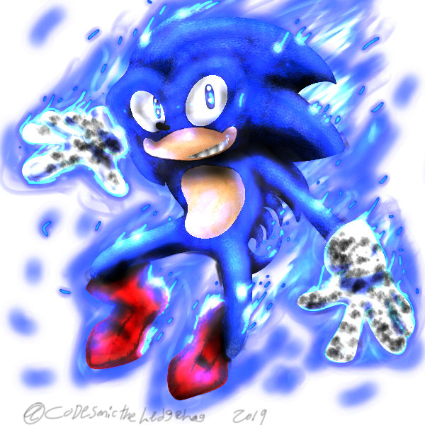 Realistic sanic by CodeSonicTheHedgehog on DeviantArt