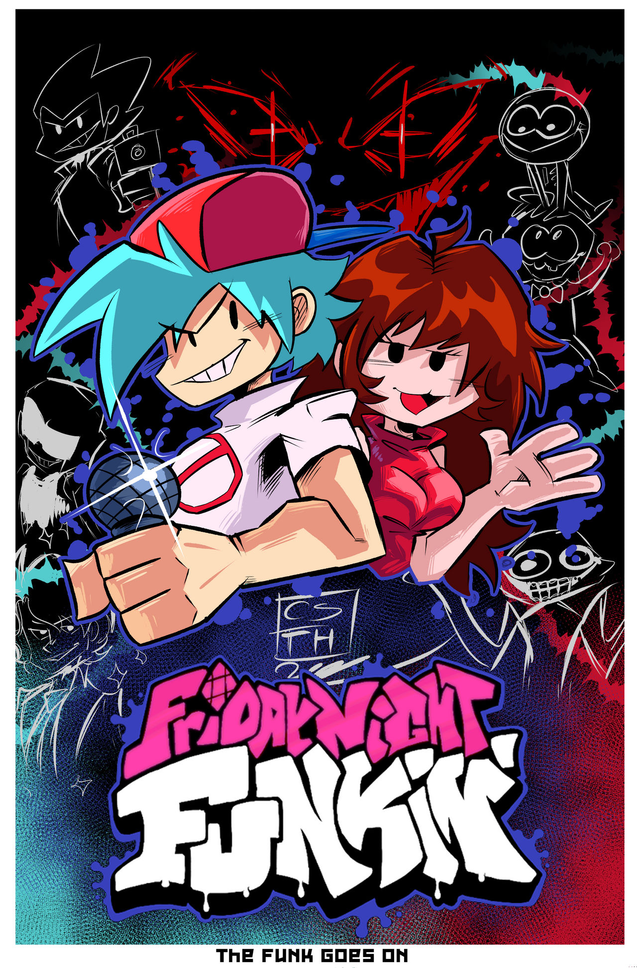 Friday Night Funkin First Piece Of Fanart By CodeSonicTheHedgehog On friday-night-funkin-first-piece-of-fanart-by-codesonicthehedgehog-on