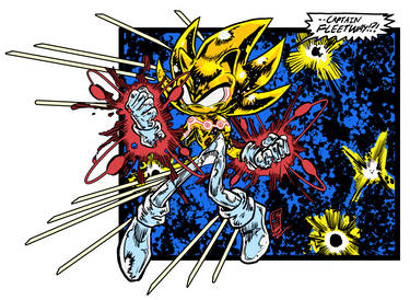 Captian Fleetway Stealth The Hedgehog Piece