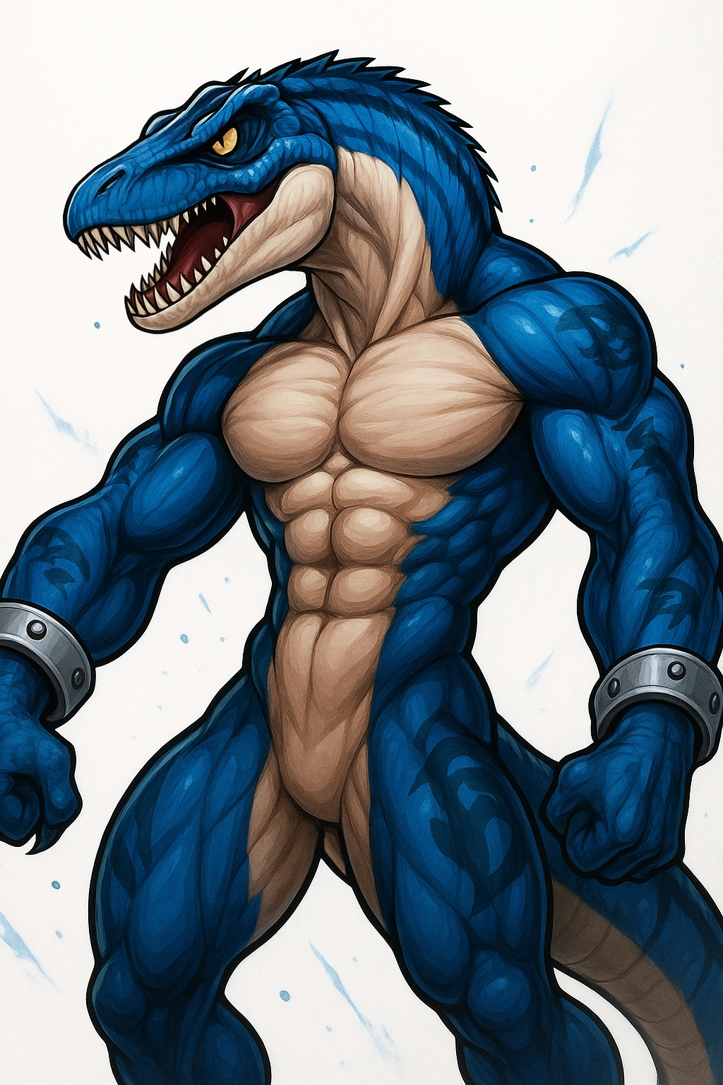 Anthropomorphic Raptor Front View Creating a Raptor-Human Hybrid by BirdOvO on DeviantArt