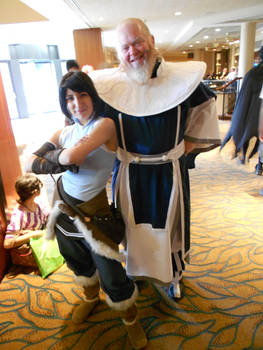 Korra and Iroh at AnimeNext 2013