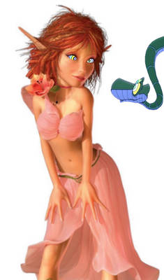 Kaa and Princess Selenia