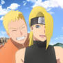 Naruto and Deidara